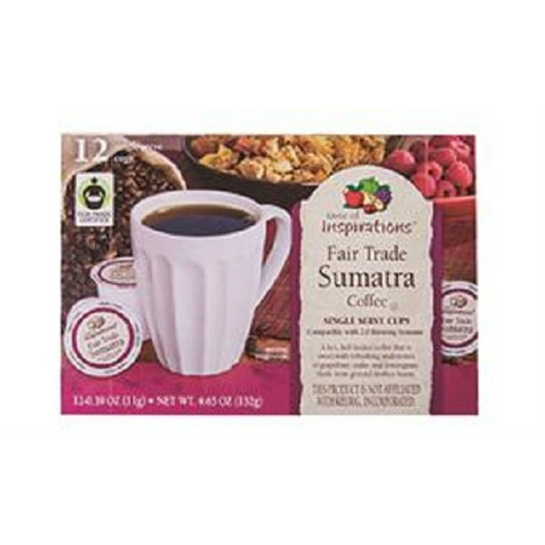 Taste of Inspirations Fair Trade Sumatra Coffee Keurig KCups Walmart