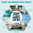 thumbnail image 5 of SSLR Mens Shorts Causal Flat Front Hawaiian Summer Shorts, 5 of 8