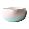 thumbnail image 4 of TISHITA Matcha Bowl Ceramic Accessories with Pouring Spout ing Bowl Tea Bowl for Home Office Tea Room Gift for Matcha Lover Gradient Pink, 4 of 8