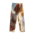 thumbnail image 3 of Lsque Rainbow English Cocker Spaniel Print Men's Pajama Pants, Lounge Pant - Comfortable Home Wear,Elastic Waistband, Stylish Design-X-Large, 3 of 9