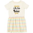 thumbnail image 3 of Inktastic Proud Little Sister of a 2025 Grad Girls Toddler Dress, 3 of 5