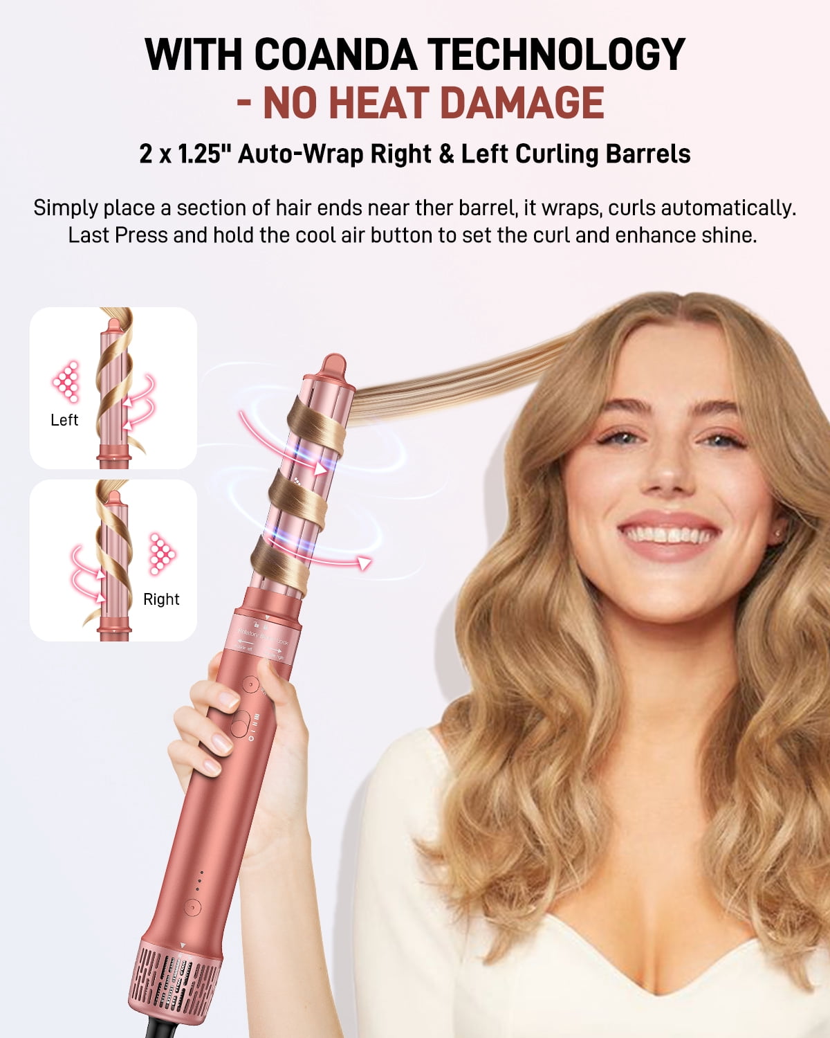 5 in 1 Hot Air Styler, High-Speed Hair Dryer Brush