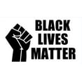 thumbnail image 2 of Black Lives Matter Fist White 3'X5' Flag Rough Tex® 68D Nylon, 2 of 2