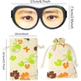 thumbnail image 2 of 3D Funny Eyeshade Soft Sleep Eye Mask with Adjustable Head Strap for Travel, Game, Party, Rest, Sleeping, etc (for Man), 2 of 7