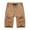 Khaki, variant on Jgppe Men's Trendy Hiking Short Comfy with Pockets Drawstring Elastic Waist Quick Dry Casual Shorts
