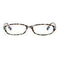 thumbnail image 3 of 5 Pairs of Small Rectangle Flower Print Anti-blue Light Reading Glasses 2.00 Spring Hinges Readers for Women +2.00 strength, 3 of 7