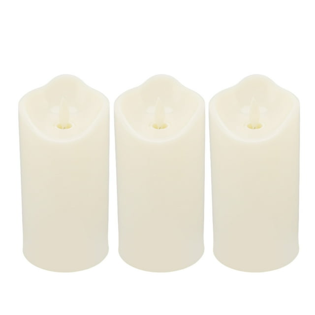 Bougies LED Sans Flamme Réutilisables à Piles Bougies Chauffe-Plat pour Fêtes Bars Églises Mariage Lumière Chaude