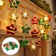 thumbnail image 1 of Luces navideñas de estrellas, luces colgantes exteriores, luces navideñas, luces navideñas para chimenea, jardín, porche, patio trasero, ventana, 1 of 8