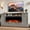 Gray, variant on Time Ray Fireplace TV Stand for TVs Up to 85", Electric Fireplace with Media Console with Storage, Adjustable Shelves & Sliding Barn Doors,White
