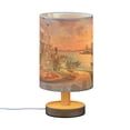 thumbnail image 2 of BZSMCE Lamp Modern Pizza and Wine Overlooking Venice Creative Patter Night Light, 2 of 7