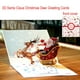 Agiferg 3D Pop Up Carte Père Noël Cerf Vacances Joyeux Noël Cartes de Voeux – image 1 sur 6
