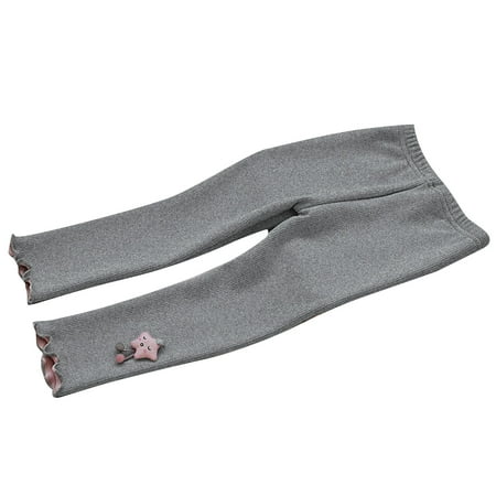 

CPNG Joggers Pants Cargo Sweatpants Sweat Long Pants Toddler Kids Baby Girls Cotton Print Lined Warm Leggings Stretchy Thick Tights Pants Trouser 4-5 Years