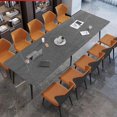 thumbnail image 3 of Nordic Space Saving Dining Tables Study Large Coffee Console Dining Tables Conference Luxury Mesa De Comedor Furniture WJ25XP My Lux Decor Round, 3 of 11