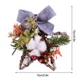 thumbnail image 4 of Kearding Mini cinta de Navidad DIY, guirnalda de estrellas de cinco puntas, adornos para árboles de Navidad, tiras de oropel de caña, suministros para Kits de decoración para fiestas Kearding HA070761-00, 4 of 6