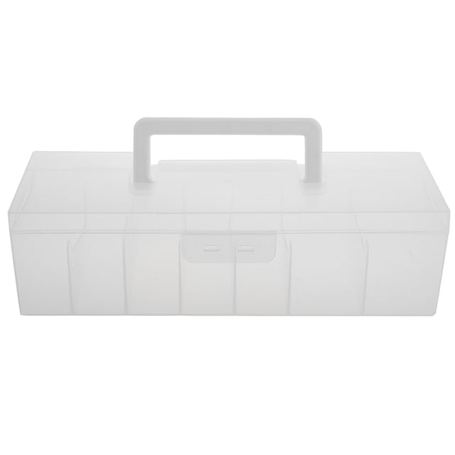 Caja de almacenamiento de semillas de plástico transparente Caja de paquetes de semillas Caja de almacenamiento de semillas portátiles Divide Plagado Soporte de paquetes de semillas para la organizac