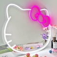thumbnail image 1 of Venta al por mayor, moderno, simple, grande, decoración de pared para baño, tocador, maquillaje, led inteligente, espejo de hello kitty, miroir spiegel espejo, 1 of 3