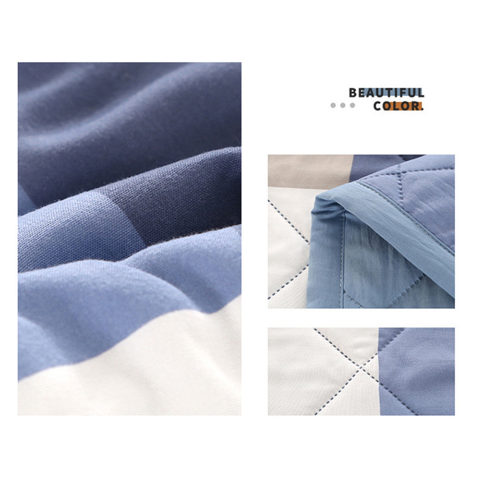 XGFHYJEH Queen Quilts on Clearance, Bedding Quilts, Plaid Quilt Queen Size, Summer Cooling Quilt, Small Quilt Bedding Blanket for Spring Summer Autumn, Cotton
