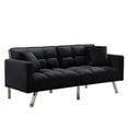 thumbnail image 4 of Wulawindy FUTON SOFA SLEEPER VELVET WITH 2 PILLOWS, 4 of 7