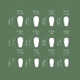 thumbnail image 4 of CYC Christmas Candy Cookies Manicure Removable Wearable Nails Border Exclusive Ballet False Nails Glue 1ml, 4 of 5