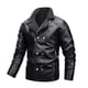 thumbnail image 2 of Chaquetas de Cuero de Imitación Para Hombres Chaqueta de Cuero Más Chaqueta de Lana Chaqueta de Motocicleta Chaqueta de Cuero Cálida Odeerbi ODB-4, 2 of 9