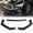 Painted Black, variant on For 2018-2024 Infiniti Q50 Sport Painted White Front Bumper Body Kit Lip 3PCS