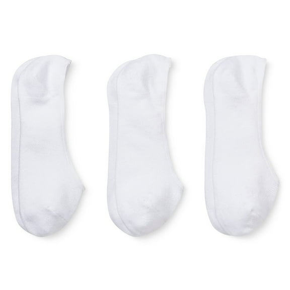 Fruit Of The Loom Womens 3 Pack Everyday Active Liner Socks, 4-10, White