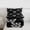 Black White, variant on Feelyou Moth Skull Queen Comforter Set, Hippie Style Bedding Comforter Set, 3-Piece