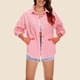 thumbnail image 1 of Chaqueta vaquera de manga larga sin capucha para mujer, chaqueta vaquera informal de moda, abrigo de manga larga con botones, abrigo de camisa para mujer, 1 of 8