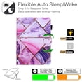thumbnail image 4 of iPad Mini 5 Case, iPad Mini 4 Case, iPad Mini 1 2 3 Case, Allytech Slim Fit PU Leather Kicsktand Folio Pencil Hoder Shockproof Auto Sleep Wake Case Cover for Apple iPad mini 1 2 3 4 5,Purple Marble, 4 of 6