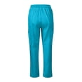 thumbnail image 6 of Four Way Stretch Scrub Pants for Women Slim Fit Anti-Wrinkle Yoga Waistband Jogger Medical Uniform Work Pants 2026 Turquoise L, 6 of 6