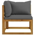 thumbnail image 6 of vidaXL 4-Seater Patio Sofa with Cushion Solid Acacia Wood, 6 of 13