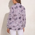 thumbnail image 2 of Chinchillas Long Sleeve Blouse Woman Streetwear Casual Shirts Summer Oversize Woman Streetwear Clothing Birthday Present, 2 of 7