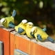 thumbnail image 4 of Escultura de resina, 4 piezas de resina simulada pájaro pájaro ornamento resina pájaro ornamento ultra sensible, 4 of 8