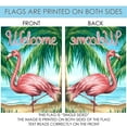 thumbnail image 5 of Toland Home Garden Hello Flamingo Bird Flag Double Sided 12x18 Inch, 5 of 5