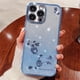 thumbnail image 1 of Compatible Con Xiaomi POCO F5 X5 Pro X4 X3 GT M5S M4 M3 F4 F3 Mi 13 12 11 Lite 12T 11T Flower Galvanoplastia Transparente Estuche Con Cartón Purpurina Degradado, 1 of 4