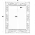 thumbnail image 3 of Butler Specialty Vivienne Decorative Bone Inlay Wall Mirror In Pink, 3 of 3