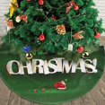 Christmas Tree Skirt with Tie Straps Colorful Carrot Tree Skirt with