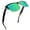 Gradient Black Frame | Green Quicksilver Mirror, variant on Vintage Polarized Sunglasses Stylish Gradient Frame for Young Women and Men