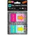 thumbnail image 2 of Redi-Tag, RTG72038, Self-adhesive Fab Flags, 100 / Pack, Magenta,Orange,Yellow,Teal, 2 of 2