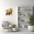 thumbnail image 3 of ZHONGYUTONG Fruit Canvas Wall Art Colorful Tropical Fruit Pictures Wall Decor Watercolor Painting for Kitchen Dining Room Framed (16.00" x 16.00"), 3 of 4