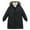 Black, variant on LRen Girls Winter Down Coat Heavyweight Hooded Lined Jacket Warm Snow Outwear for Cold Weather,Navy,3-4 Years