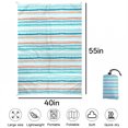 thumbnail image 2 of AUQ Beach Blanket,Tidy Stitching Beach Blanket Waterproof Sandproof,Shape Retaining Picnic Blankets,140X150Cm, 2 of 6