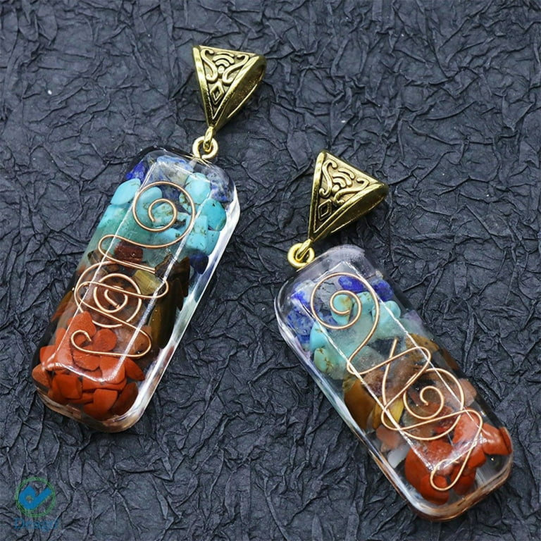 Chakra orgone hotsell emf protection necklace