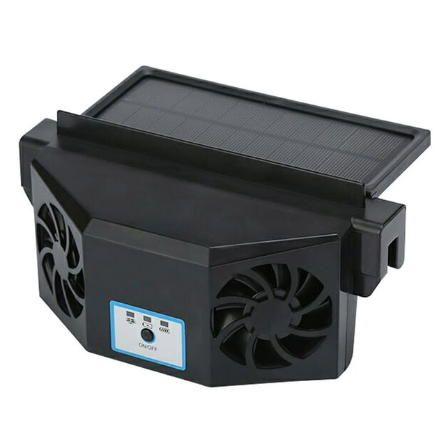 WREESH Car Exhaust Fan Solar Car Radiator AirCirculation Vehicle CoolingArtifact Car Exhaust Fan Clearance