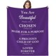 thumbnail image 1 of LHSHID Christian Gifts for Women Religious Gifts for Women Catholic Bible Verse Blanket Inspirational Spiritual Scriptures Religious Soft Throw Blanket Birthday Gifts for Women 60x80in, 1 of 6