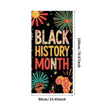 LUUFILx Black History Month Festive Backdrop Banner Vibrant Background Decorations Party Supplies Celebration Event Photography Props