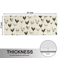 thumbnail image 5 of Kitchen Rugs Sets Of 2,Beige Chicken Sketch Pattern Anti Fatigue Kitchen Mat Rugs Non Slip Washable,Decorative Kitchen Floor Mats for Kitchen,Sink,Laundry,17"X47", 5 of 5