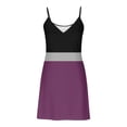 thumbnail image 7 of Bovxnpu Summer Dresses for Women, Sleeveless Mini Dress Sundresses Tank Dresses, Women Summer Casual Slim Suspender With Adjustable Buckle V-neck Jumpsuit Long Skirt, 7 of 7