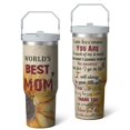 thumbnail image 2 of 1pc Mother 30oz Tumbler with Straw & Handle - Insulated Stainless Steel Cup | Holiday Gift for Man Women (Christmas, Valentine's, Birthday), 2 of 7