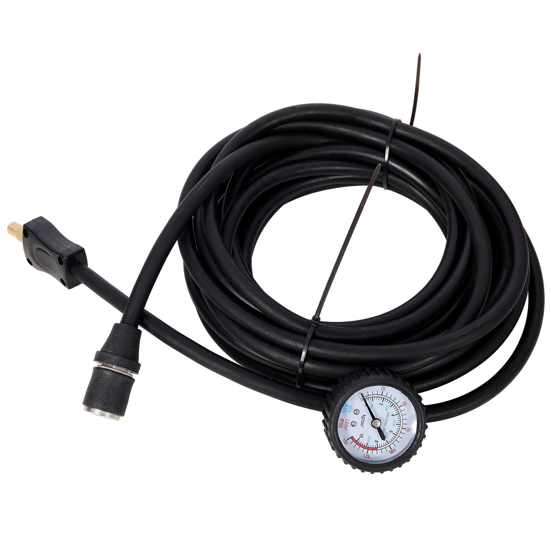 12V Air Compressor Tire Inflator Black and Orange with Pressure Gauge Maximum 150 PSI for Car SUV RV Truck